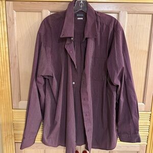Men’s long sleeve button down shirt (size XXL, 18-18.5)